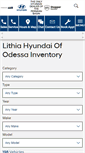 Mobile Screenshot of hyundaiofodessa.com