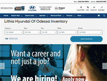 Tablet Screenshot of hyundaiofodessa.com